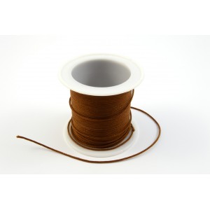 KNOTTING CORD 1MM BROWN 